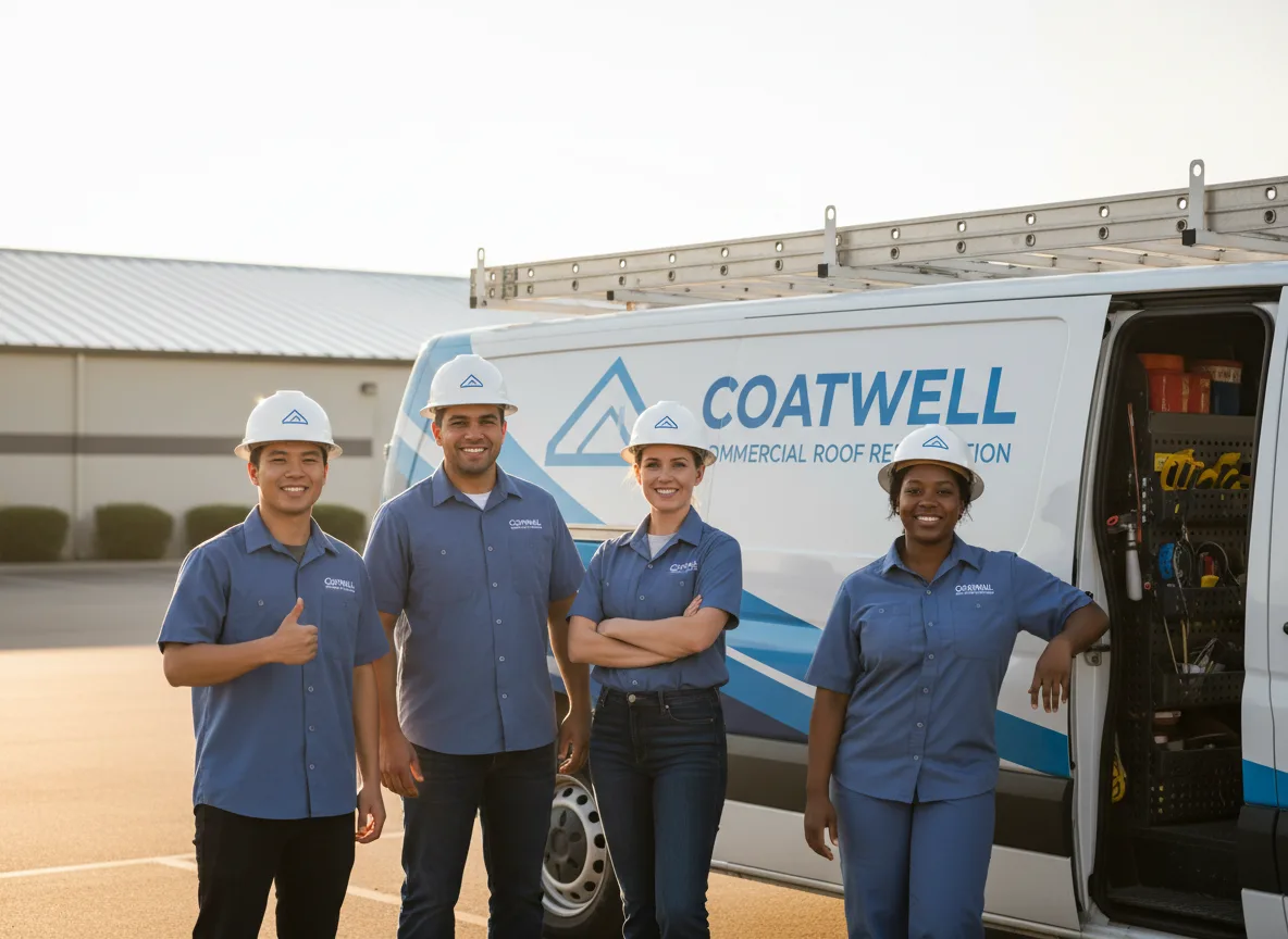 Commercial roof coating company in New Era, MI